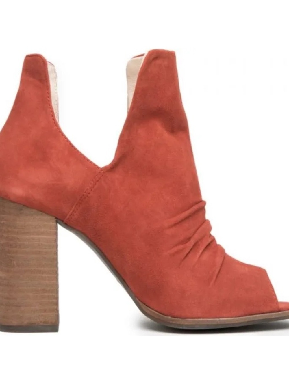 Chinese Laundry Shoes | Kristin Cavallari Peep Toe Booties | Color: Orange/Red